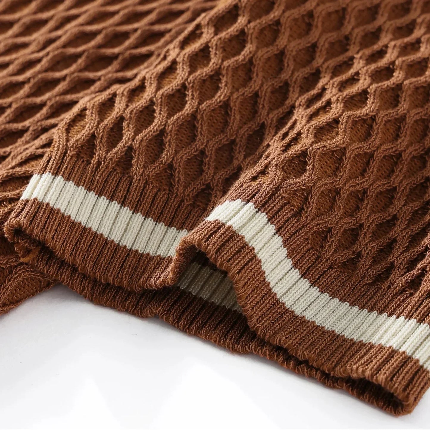 Polo de punto con cremallera