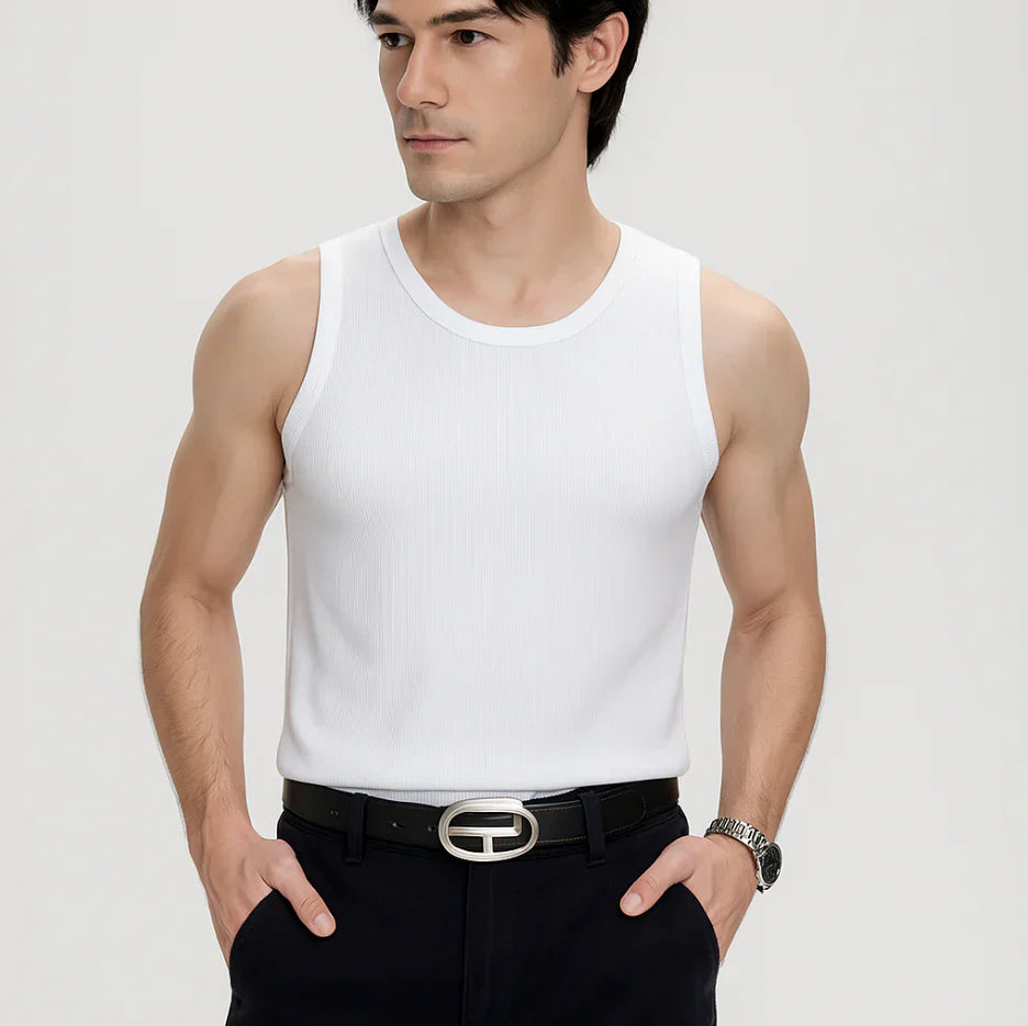 Camiseta sin mangas de Pima Esencial